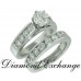 2.41 CT Round Cut Diamond Engagement With Wedding Band